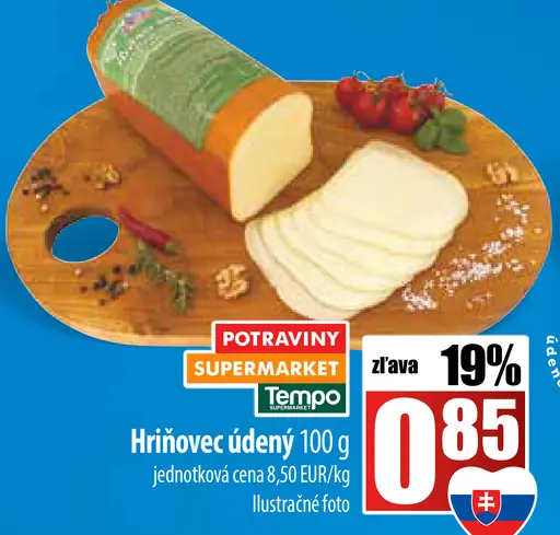 Hrúňovec údený syr