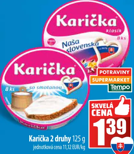 Karička smotanový syr