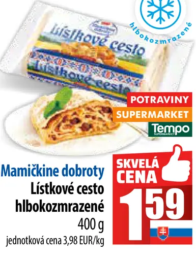 Mamkine dobroty Lístkové cesto
