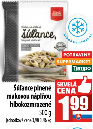 Šúľance plnené makovou náplňou