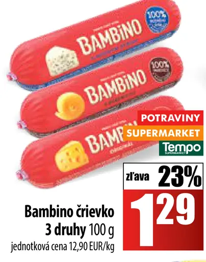Bambino drievo 3 druhy