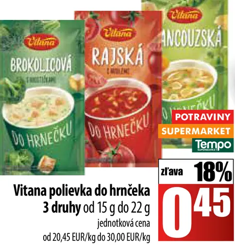 Vitana polievka do hrnčeka