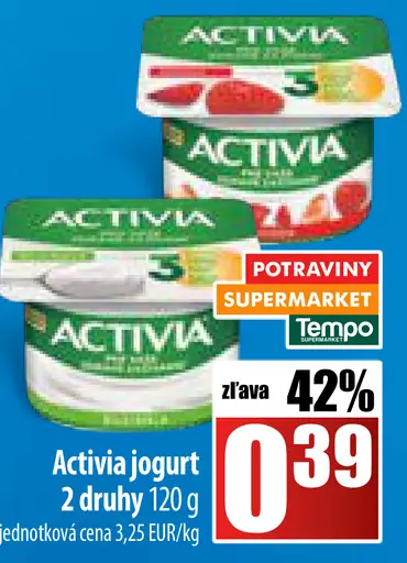 Activia jogurt marhuľa