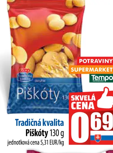 Tradičná kvalita Piškóty