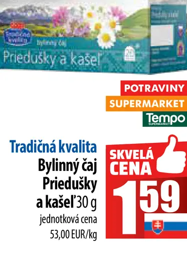 Tradičná kvalita Bylinný čaj