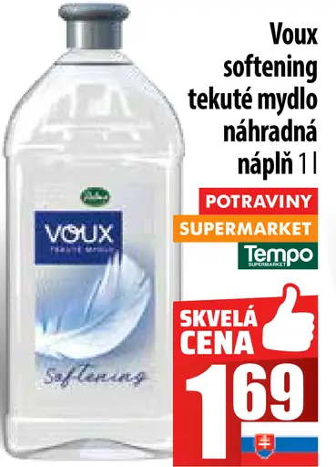 Voux softening tekuté mydlo náhradná náplň