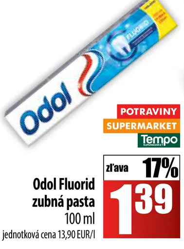 Odol Fluorid zubná pasta