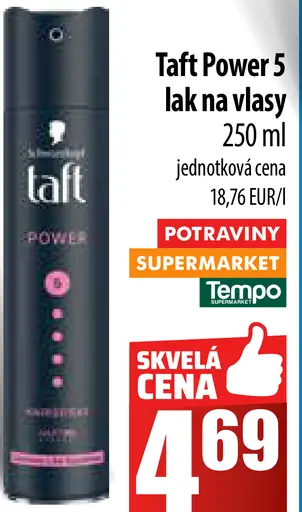 Taft Power 5 lak na vlasy