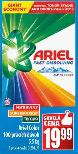 Ariel Color prací prášok