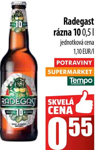 Radegast rázna plechovka