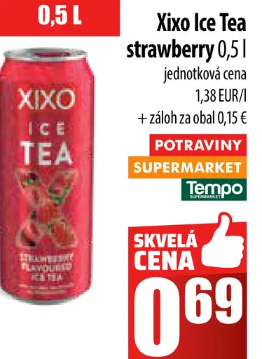 Xixo Ice Tea strawberry