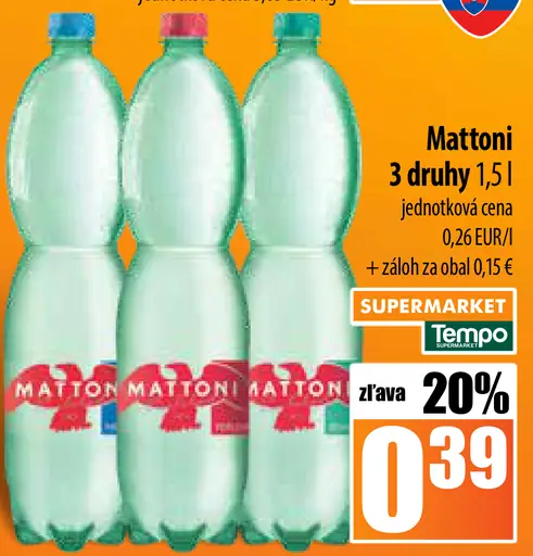 Mattoni sýtená voda
