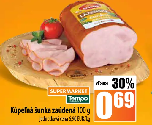 Kúpeľná šunka údená