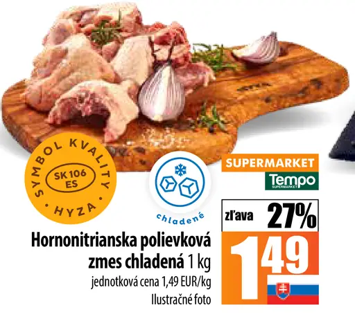 Hyza Hornožitnianska polievková zmes chladená
