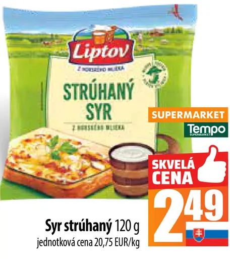 Liptov Strúhaný syr
