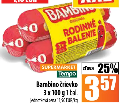 Bambi Bambino črievko
