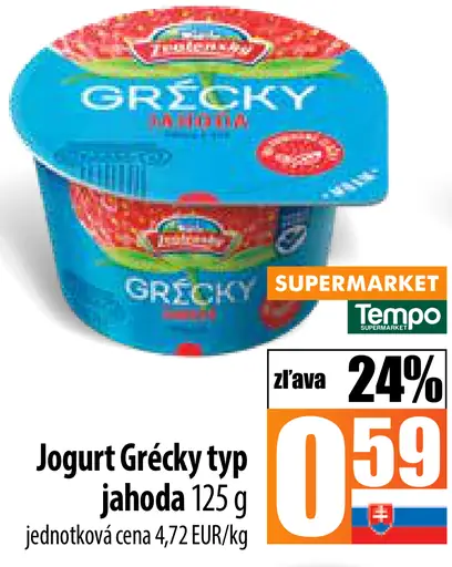 Grécky Jogurt jahoda