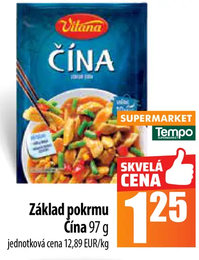 Vitana Čína základ pokrmu