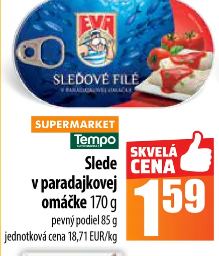 Eva Sardinky v paradajkovej omáčke