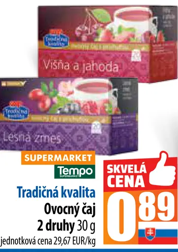 Tradičná kvalita Ovocný čaj