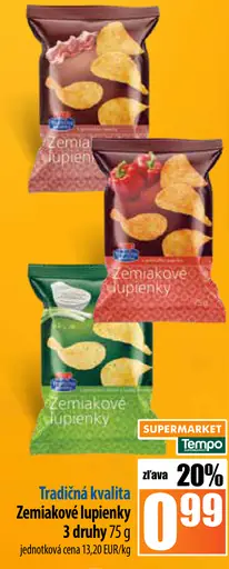 Tradičná kvalita Zemiakové lupienky