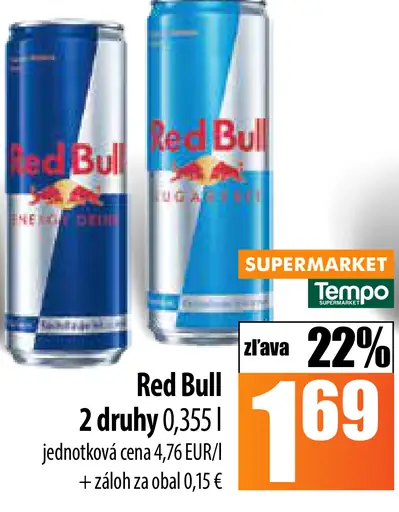 Red Bull plechovka