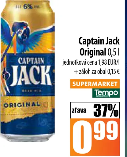 Captain Jack Original Plechovka