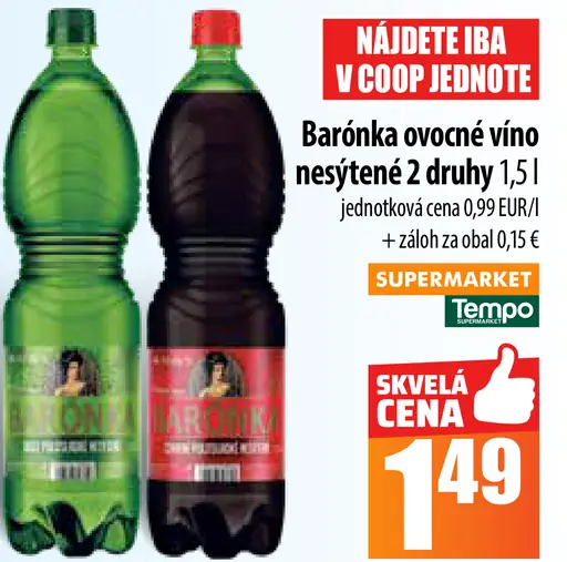 Barónka ovocné víno