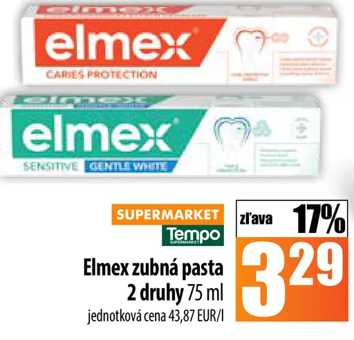 Elmex zubná pasta