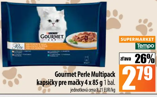 Gourmet Perle Multipack kapsičky pre mačky