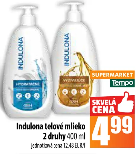 Indulona Telové mlieko
