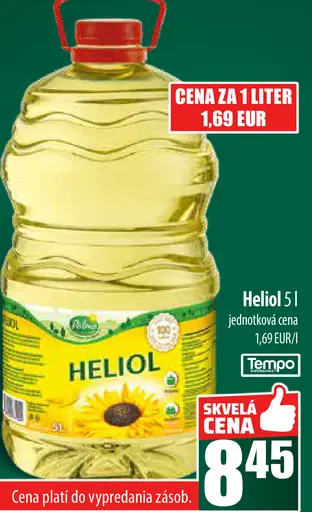 Heliol slnečnicový olej