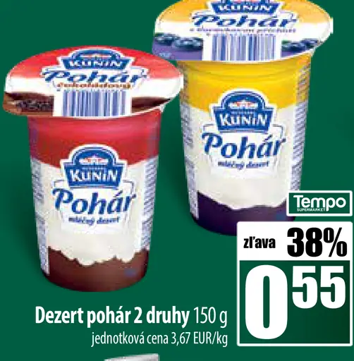 Kraj Desi Desert pohár 2 druhy