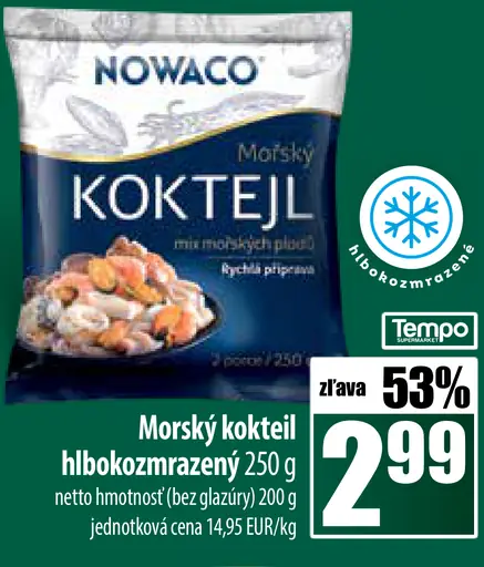 Nowaco Morský koktejl hlbokomrazený