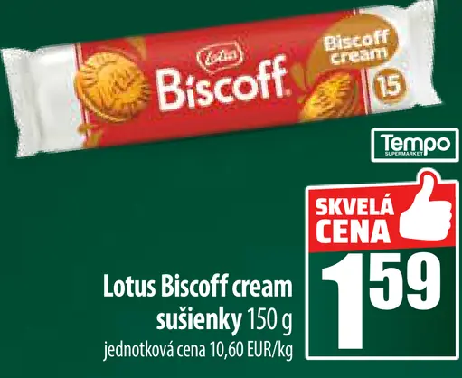 Lotus Biscoff Cream Sušienky