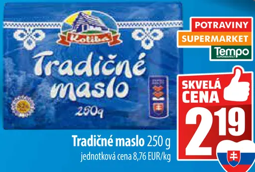 Pribináček Tradičné maslo