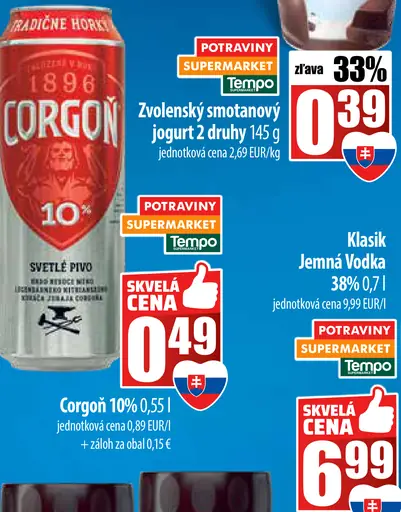 Corgoň plechovka