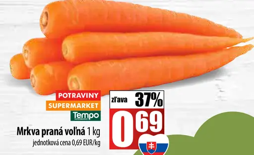 Mrkva praná voľná