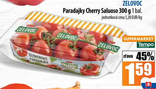 Cherry paradajky Salusco