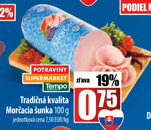 Tradičná kvalita Morčacia šunka
