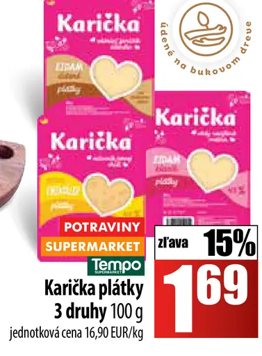 Karička plátky 3 druhy