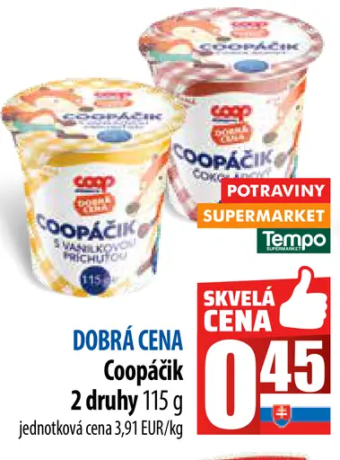 Coopáčik 2 druhy