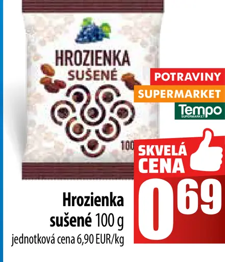 Hrozienka sušené
