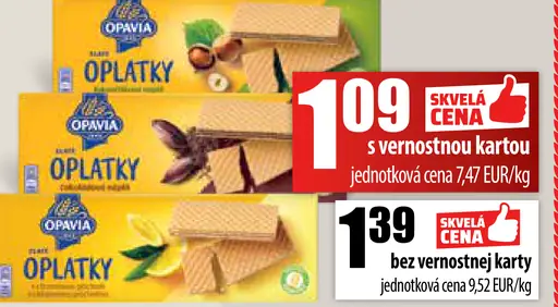 Opavia Zlate oblátky