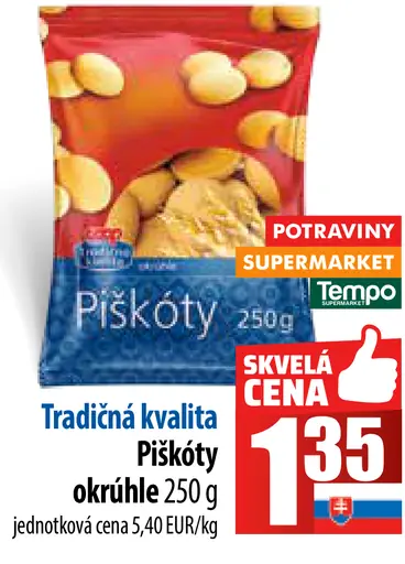 Tradičná kvalita Piškóty