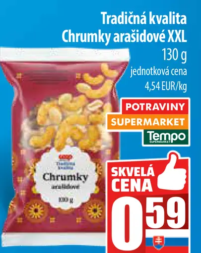 Tradičná kvalita Chrumky arašidové