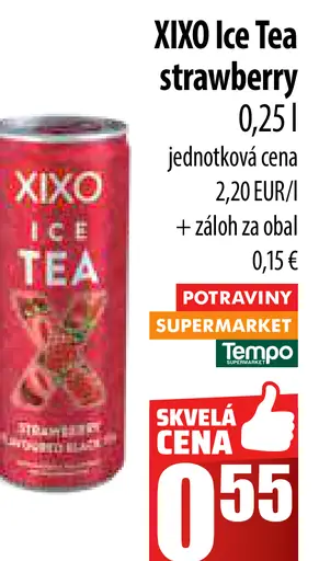 Xixo Ice Tea strawberry