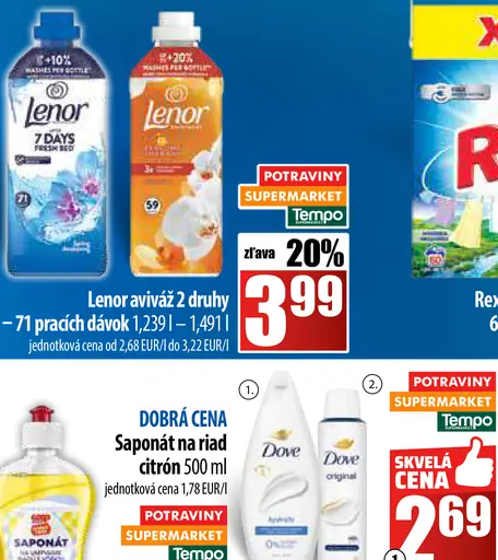 Rex Amazonia Freshness prášok na pranie