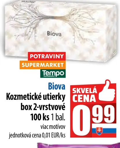 Biova kozmetické utierky