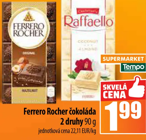 Ferrero Rocher Čokoláda
